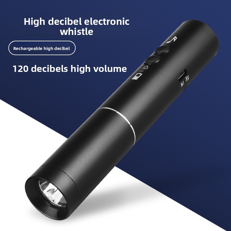 New LED Flashlight Electronic  - Emergency Whistle Loud avis et prix