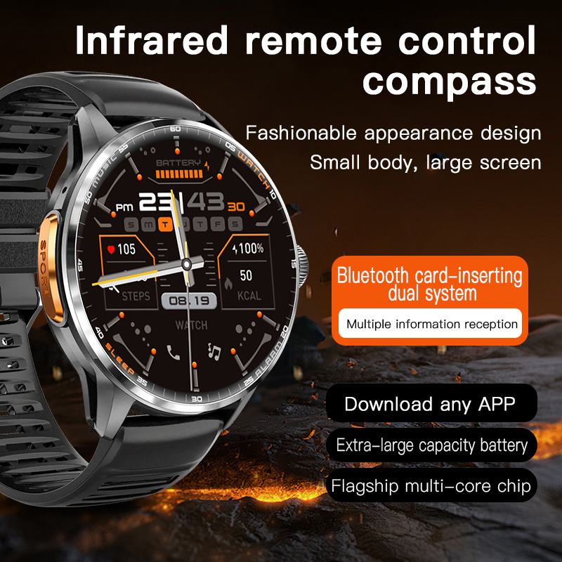 5G/4G Full Network Smart Watch - Compass Lensatic avis et prix