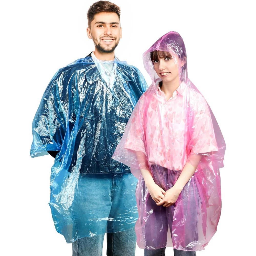 20 Pack Disposable Rain Poncho - Emergency Poncho Rain avis et prix
