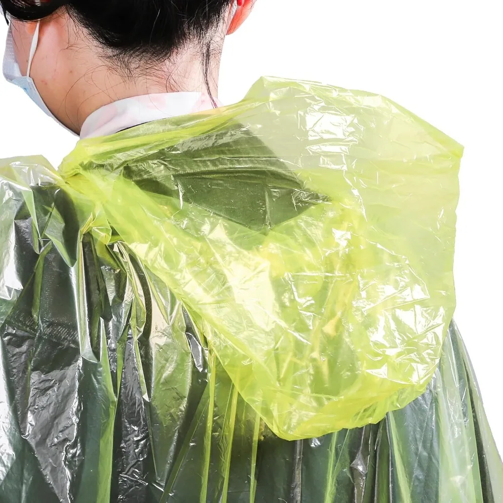 20 Pack Disposable Rain Poncho - Emergency Poncho Rain avis et prix
