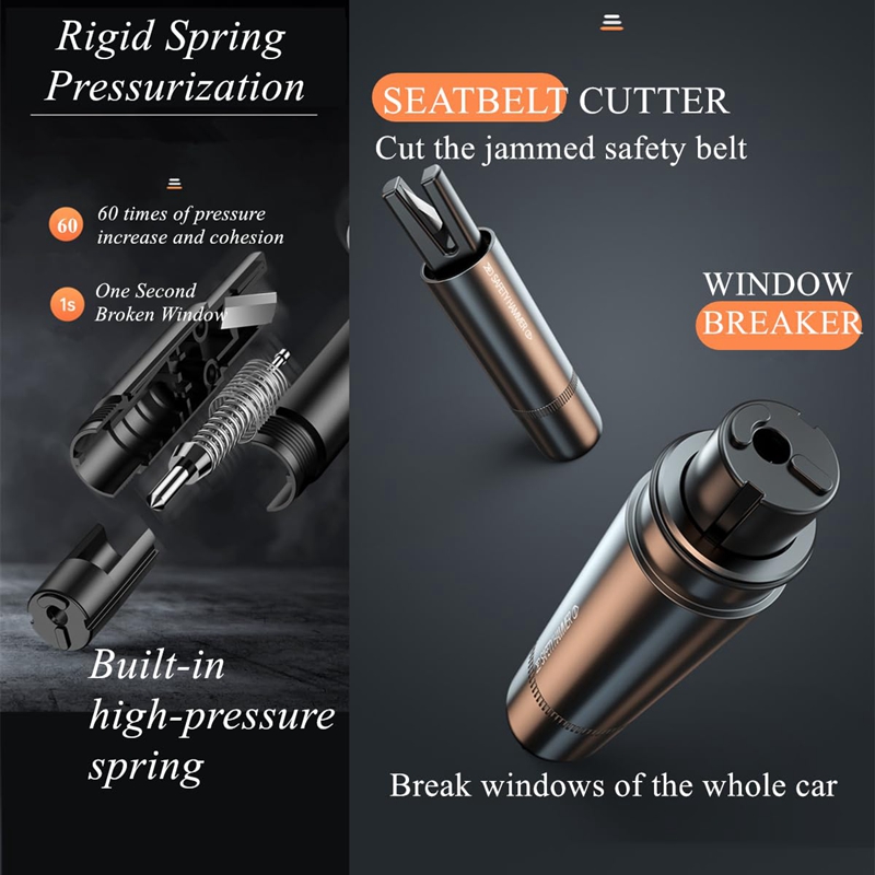 2 In 1 Car Safety Hammer Emerg - Rescue Rope Throw avis et prix
