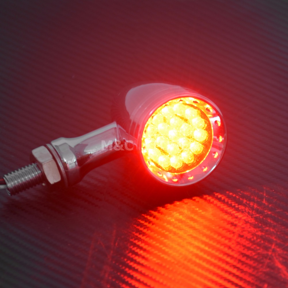 Motorcycle LED Turn Signal Bul - Signal Panel Orange avis et prix