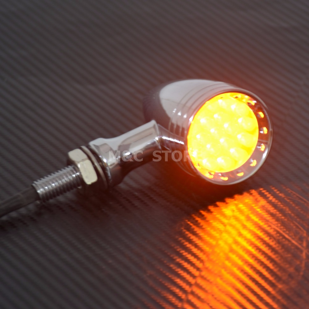 Motorcycle LED Turn Signal Bul - Signal Panel Orange avis et prix