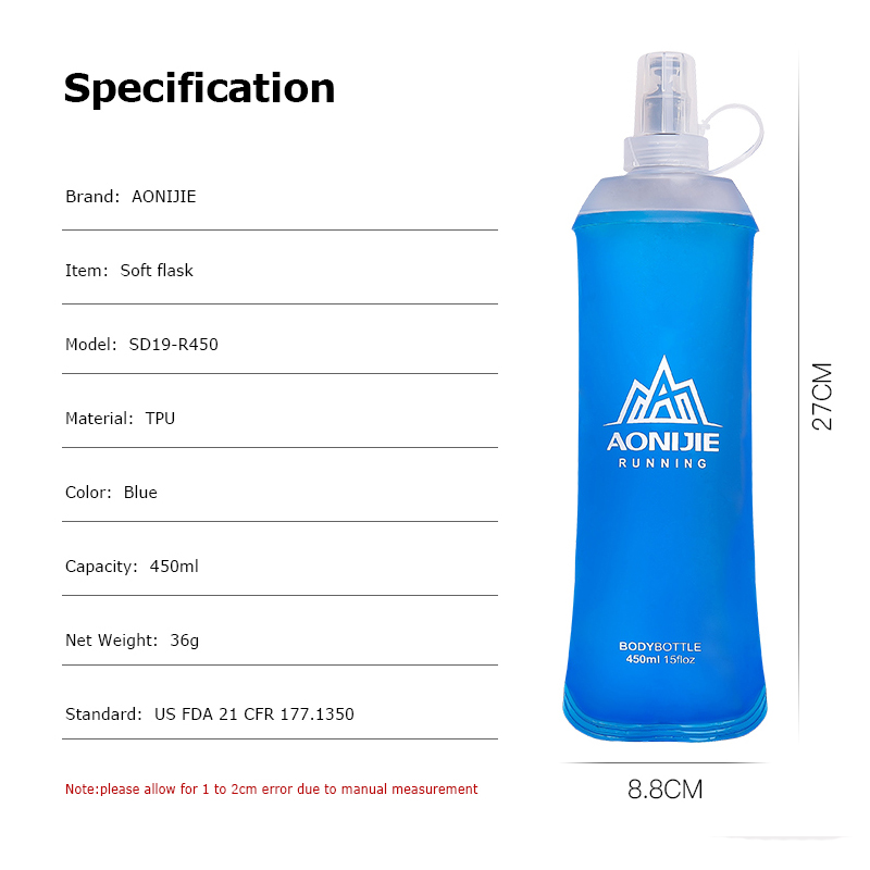 AONIJIE SD19 R450 Soft Flask F - Water Bag Collapsible avis et prix