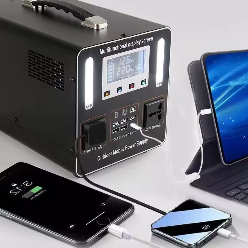 220V LiFePO4 Portable Power St - Solar Emergency Charger avis et prix