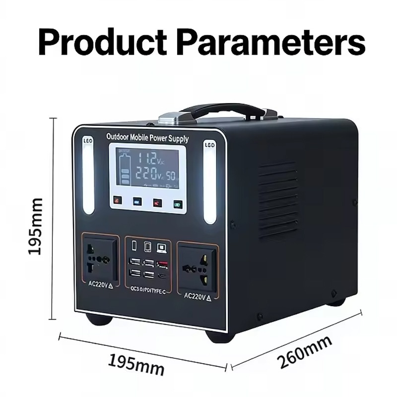 220V LiFePO4 Portable Power St - Solar Emergency Charger avis et prix