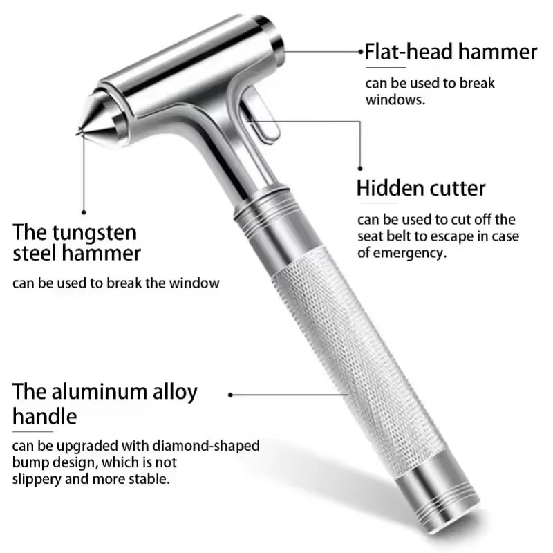 Car Safety Hammer Car Window B - Rescue Rope Throw avis et prix