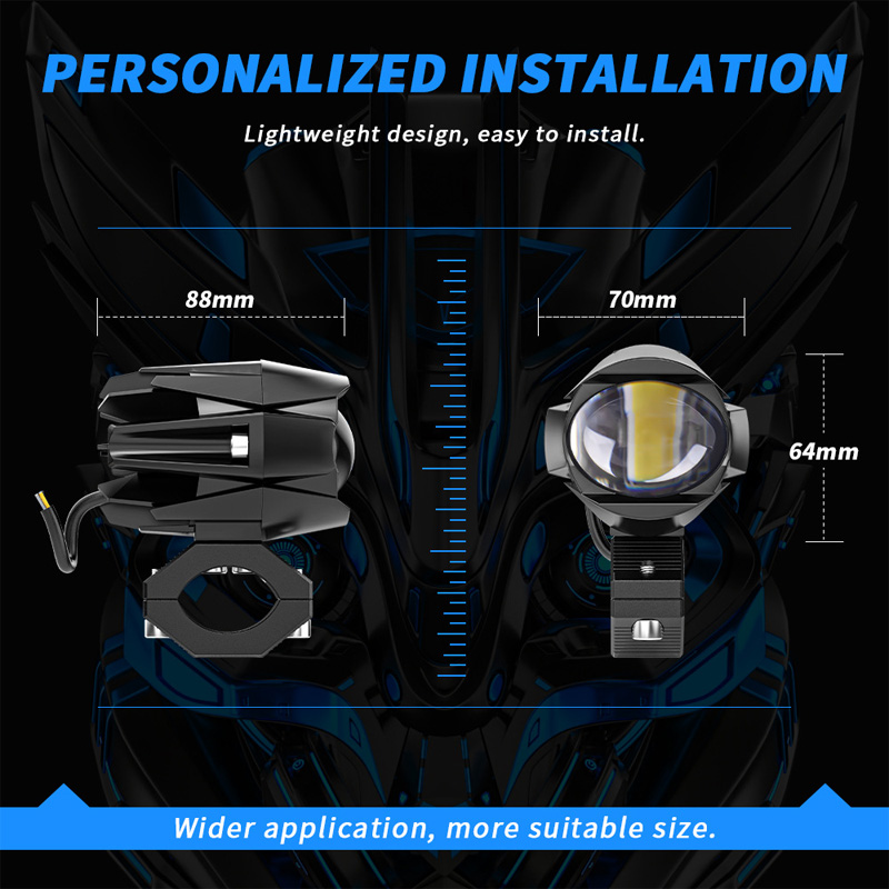 Motorcycle LED Fog Light Flash - Sos Light Strobe avis et prix