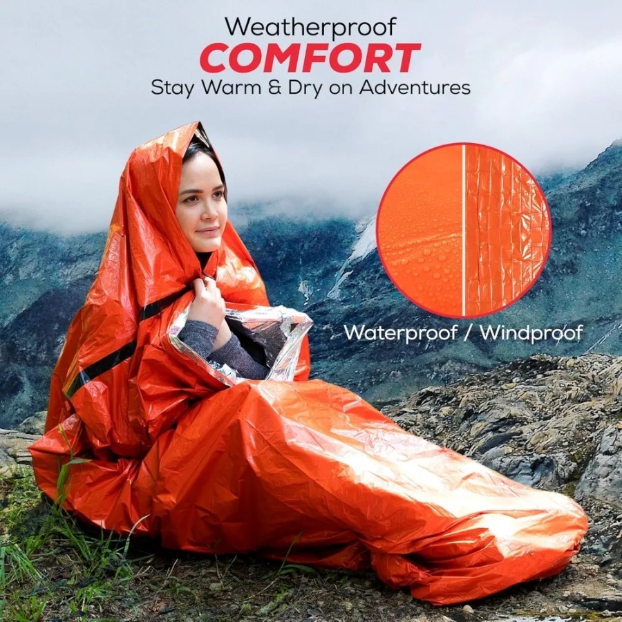 1PC Anti-rain Emergency Sleepi - Emergency Mylar Tent avis et prix
