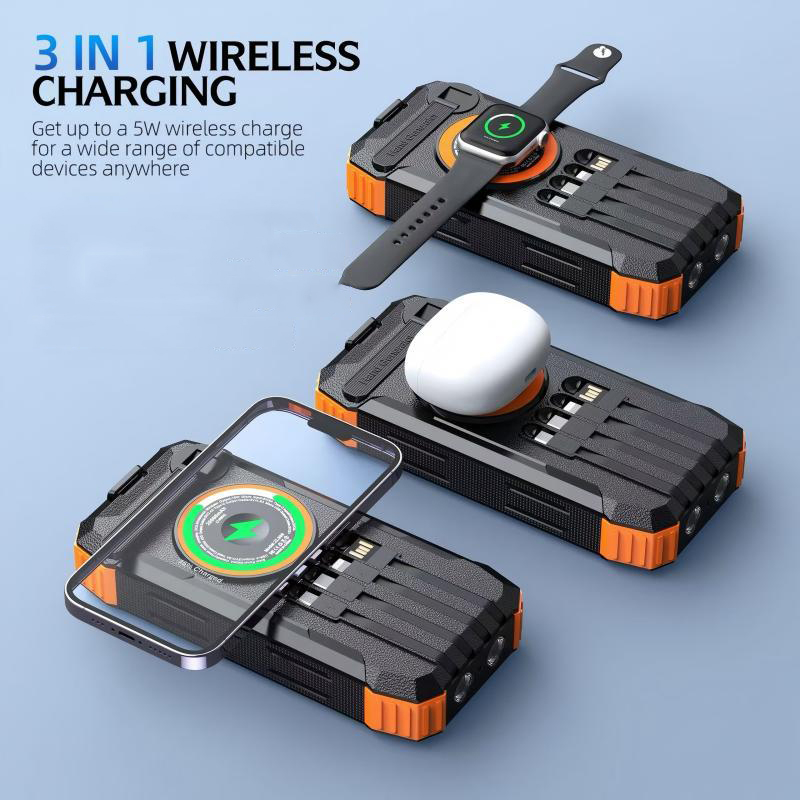 20000mAh Hand Crank Solar Powe - Solar Emergency Charger avis et prix
