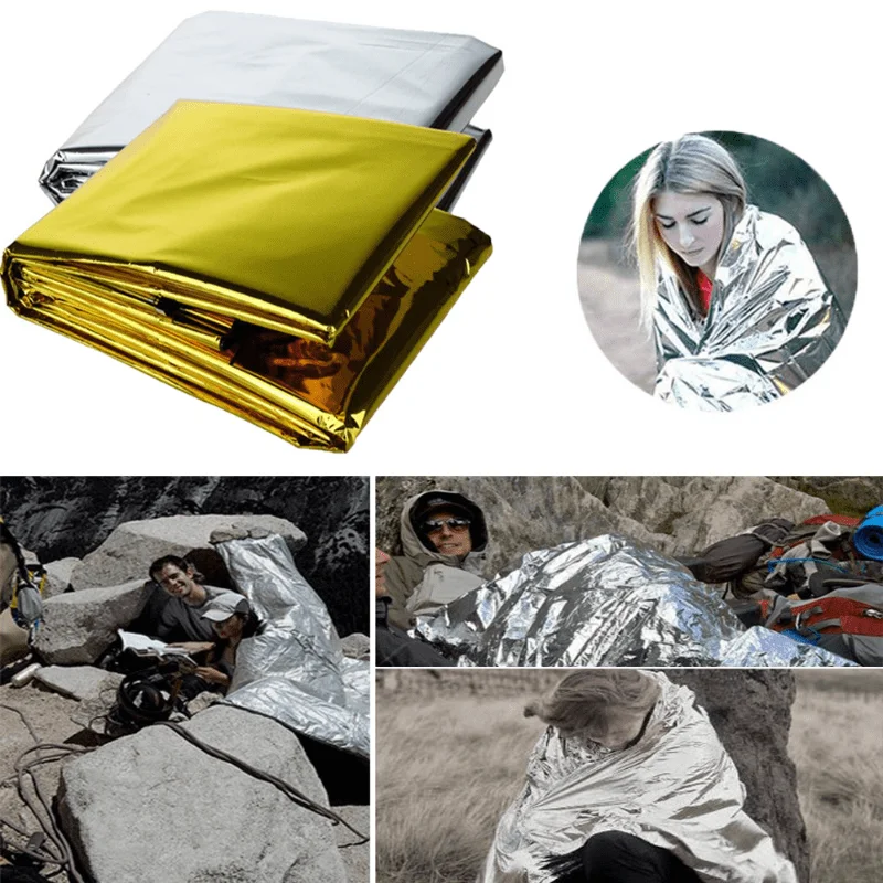1pcs Outdoor survival portable - Survival Blanket Reflective avis et prix