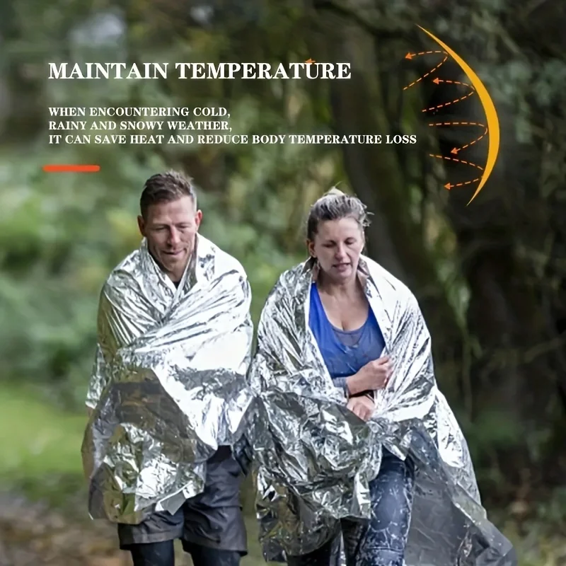 1pcs Outdoor survival portable - Survival Blanket Reflective avis et prix
