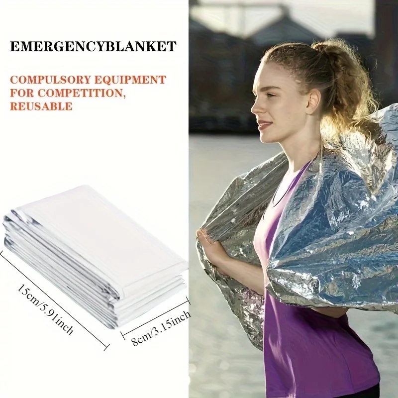 1pcs Outdoor survival portable - Survival Blanket Reflective avis et prix
