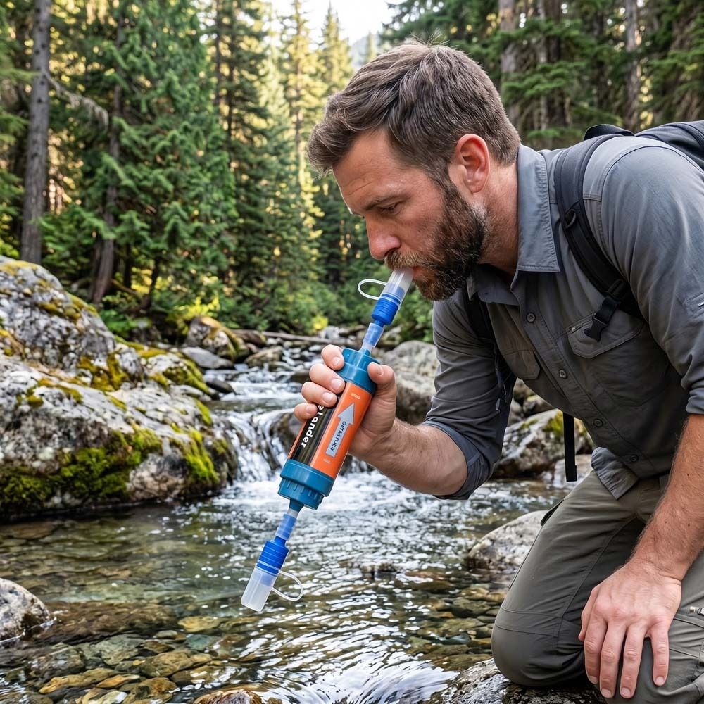 Mini Mini Water Filter Straw S - Water Purification Straw avis et prix