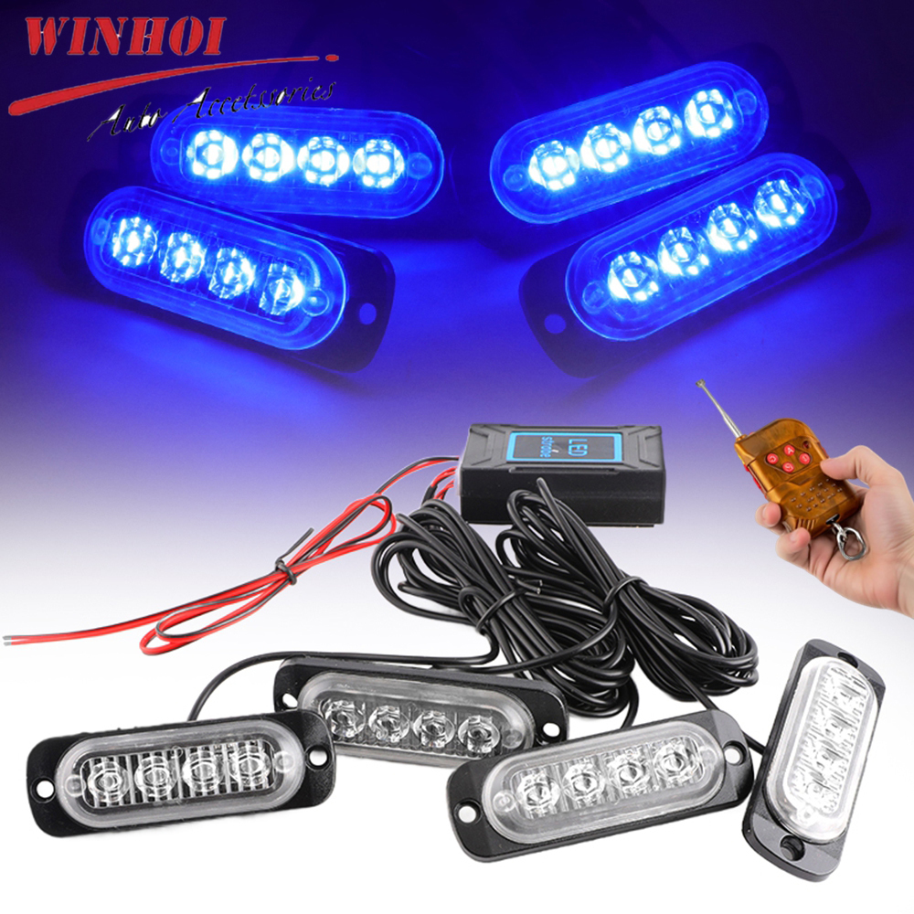 Wireless Grille Police Lights  - Sos Light Strobe avis et prix