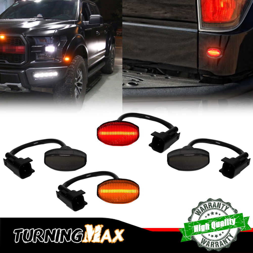 4PCS Smoked Lens Front Amber & - Signal Flare Kit avis et prix