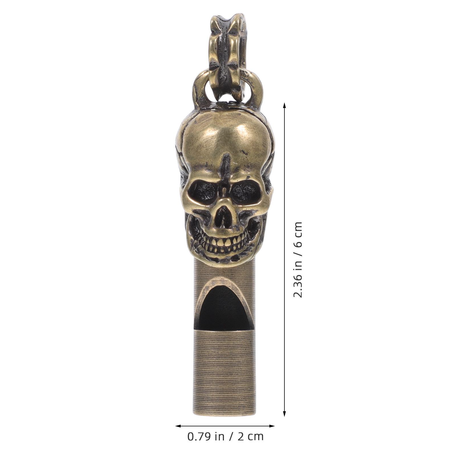 Creative Skull Head Copper Whi - Emergency Whistle Loud avis et prix