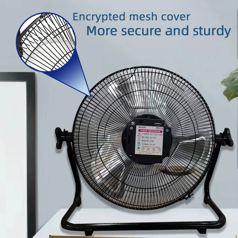 14 Inch Portable Solar Fan,Rec - Solar Emergency Charger avis et prix