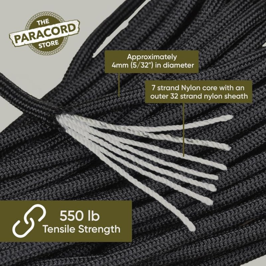 Type III 550 Paracord - 1000 F - Para Cord 1000Ft avis et prix