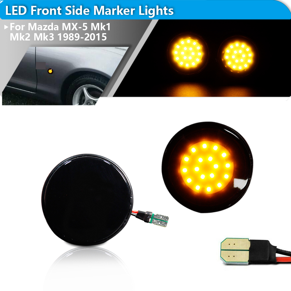 2pcs iJDM LED Front Side Marke - Signal Panel Orange avis et prix