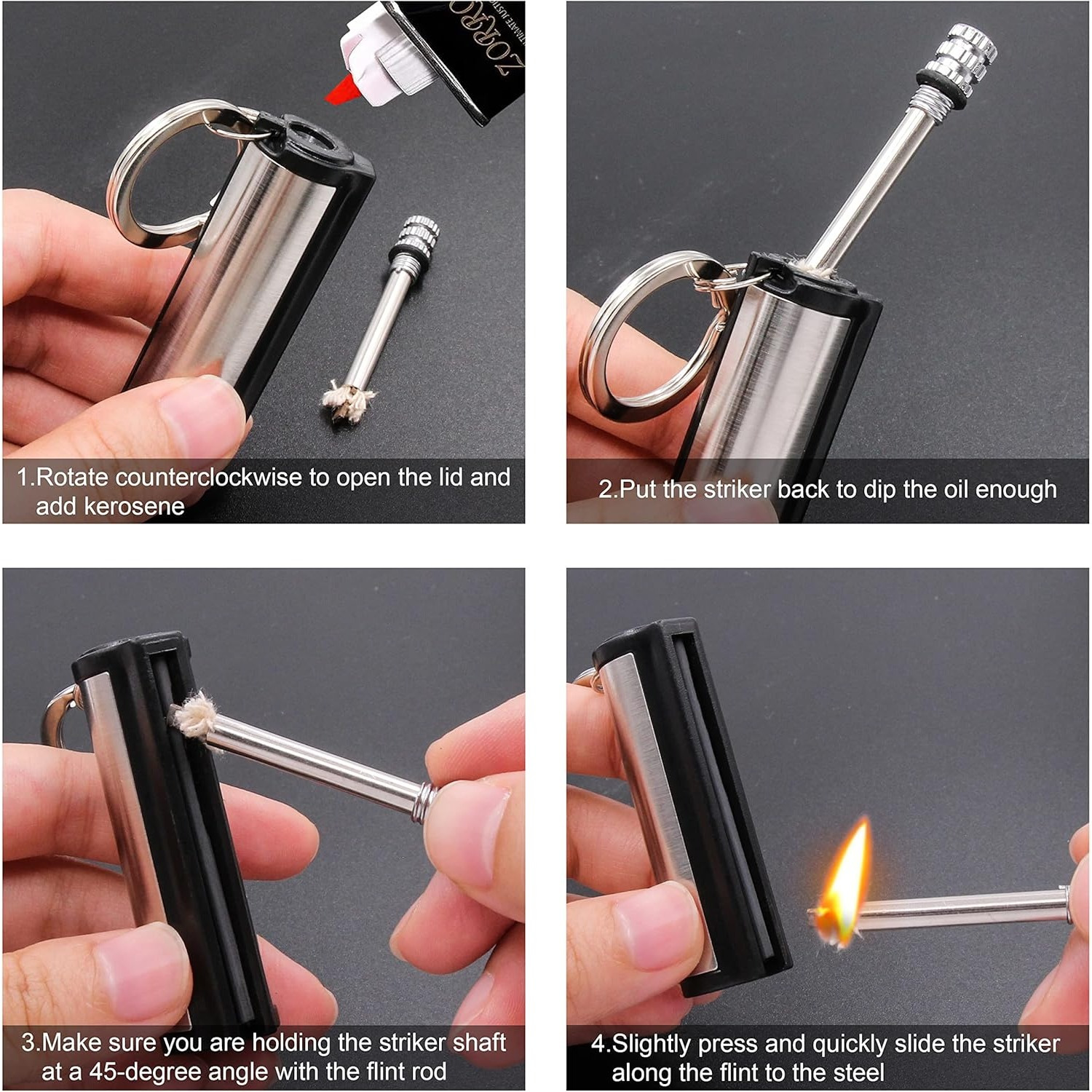 1-5-pack Magnesium flint set,  - Magnesium Fire Starter avis et prix