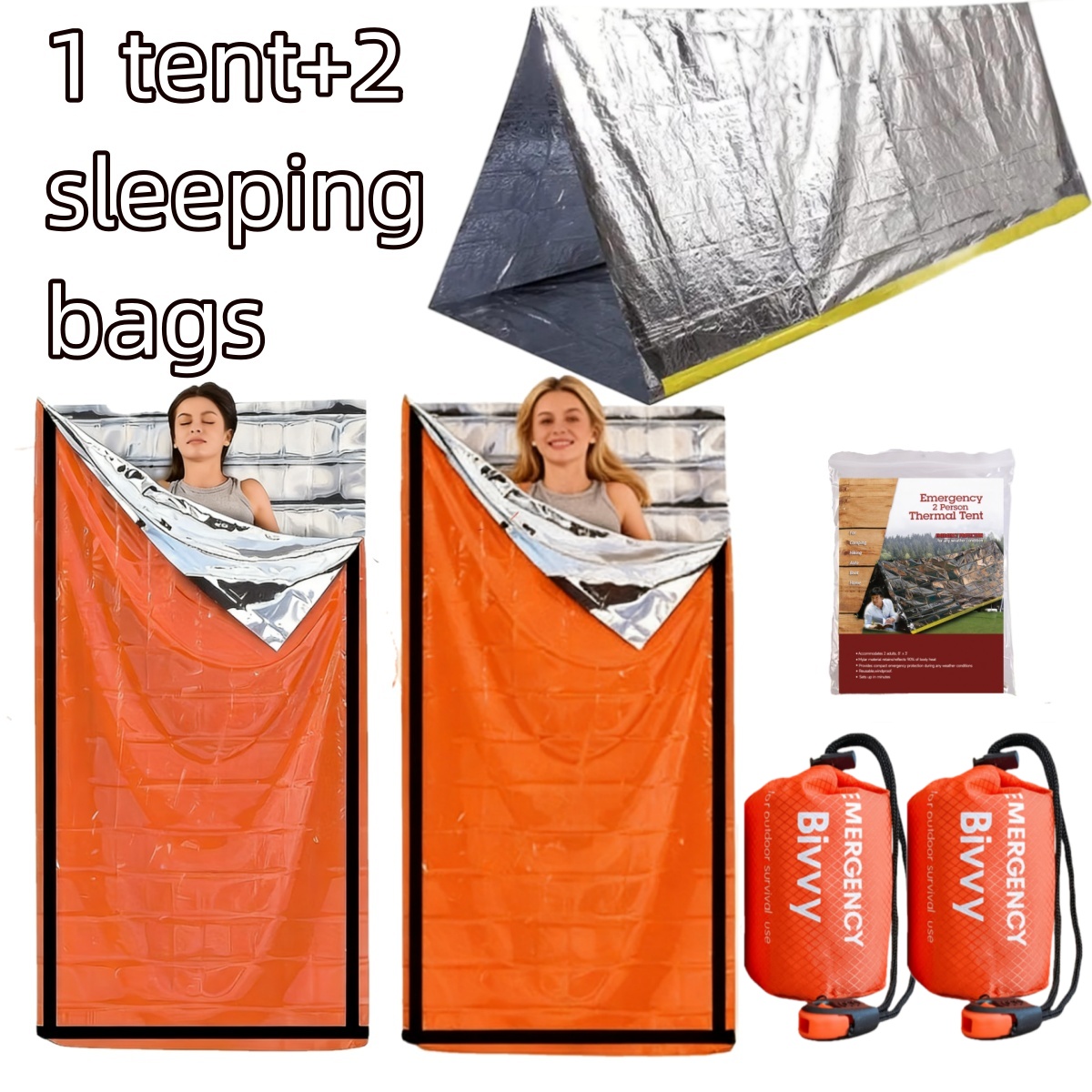 Compact Emergency Thermal Tent - Emergency Mylar Tent avis et prix