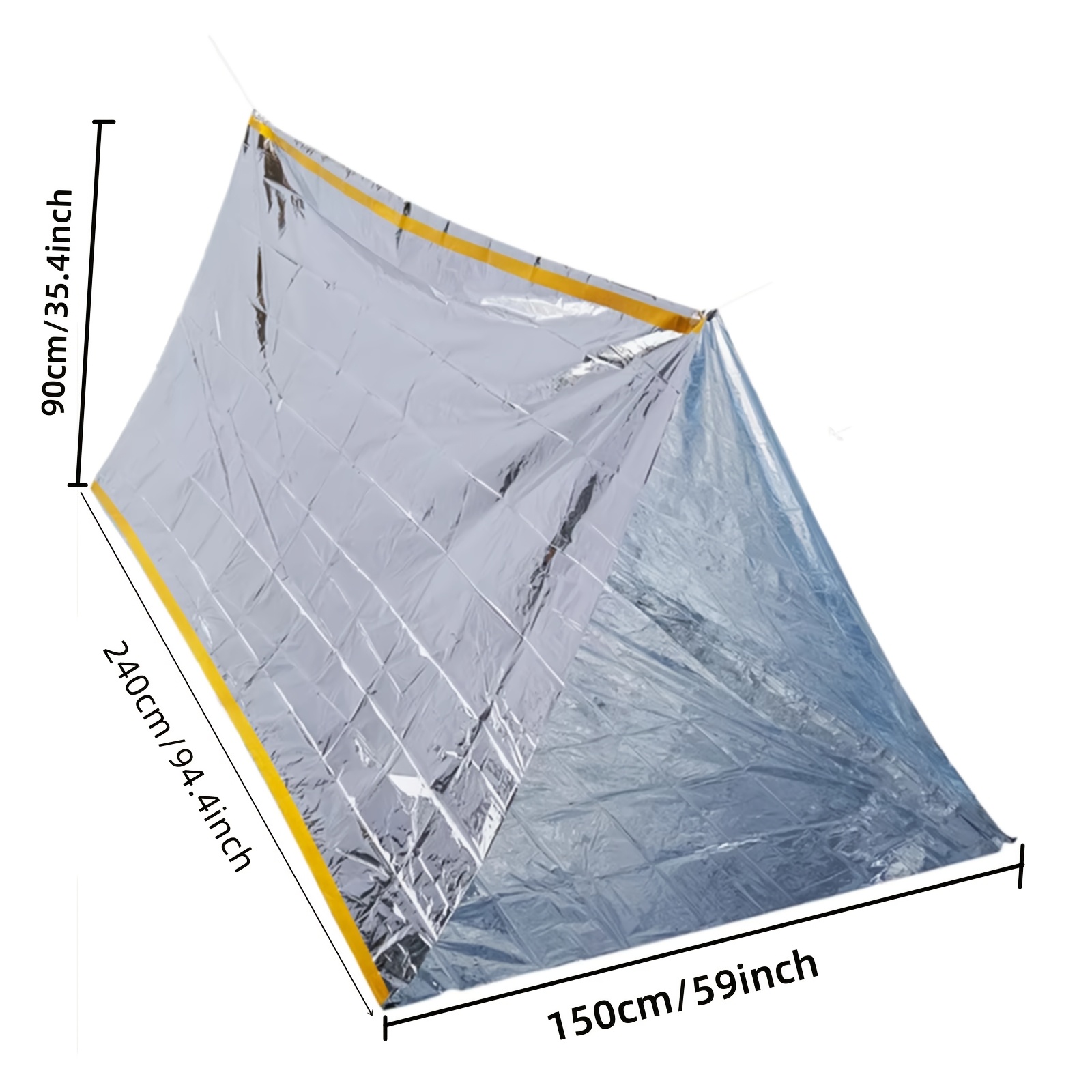 Compact Emergency Thermal Tent - Emergency Mylar Tent avis et prix