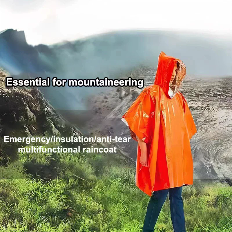 4PCS Emergency Survival Rain H - Survival Blanket Reflective avis et prix