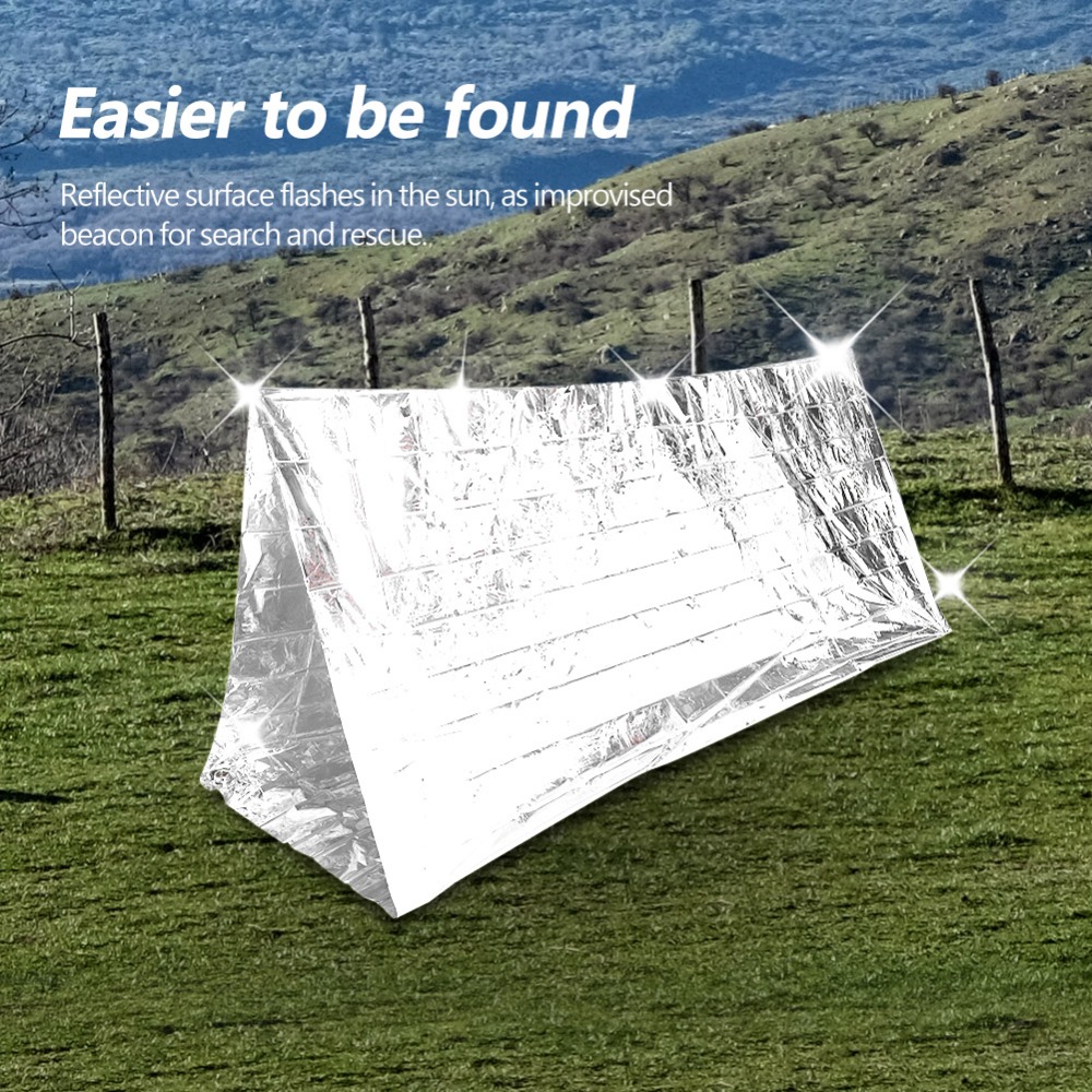 2 Pcs Reflective Emergency She - Survival Blanket Reflective avis et prix
