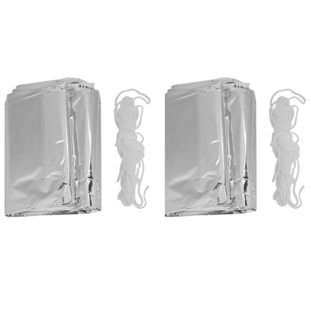 2 Pcs Reflective Emergency She - Survival Blanket Reflective avis et prix