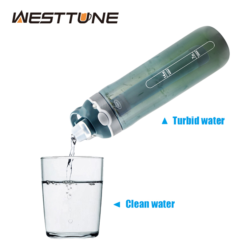 750ML Outdoor Water Filter Str - Water Purification Straw avis et prix
