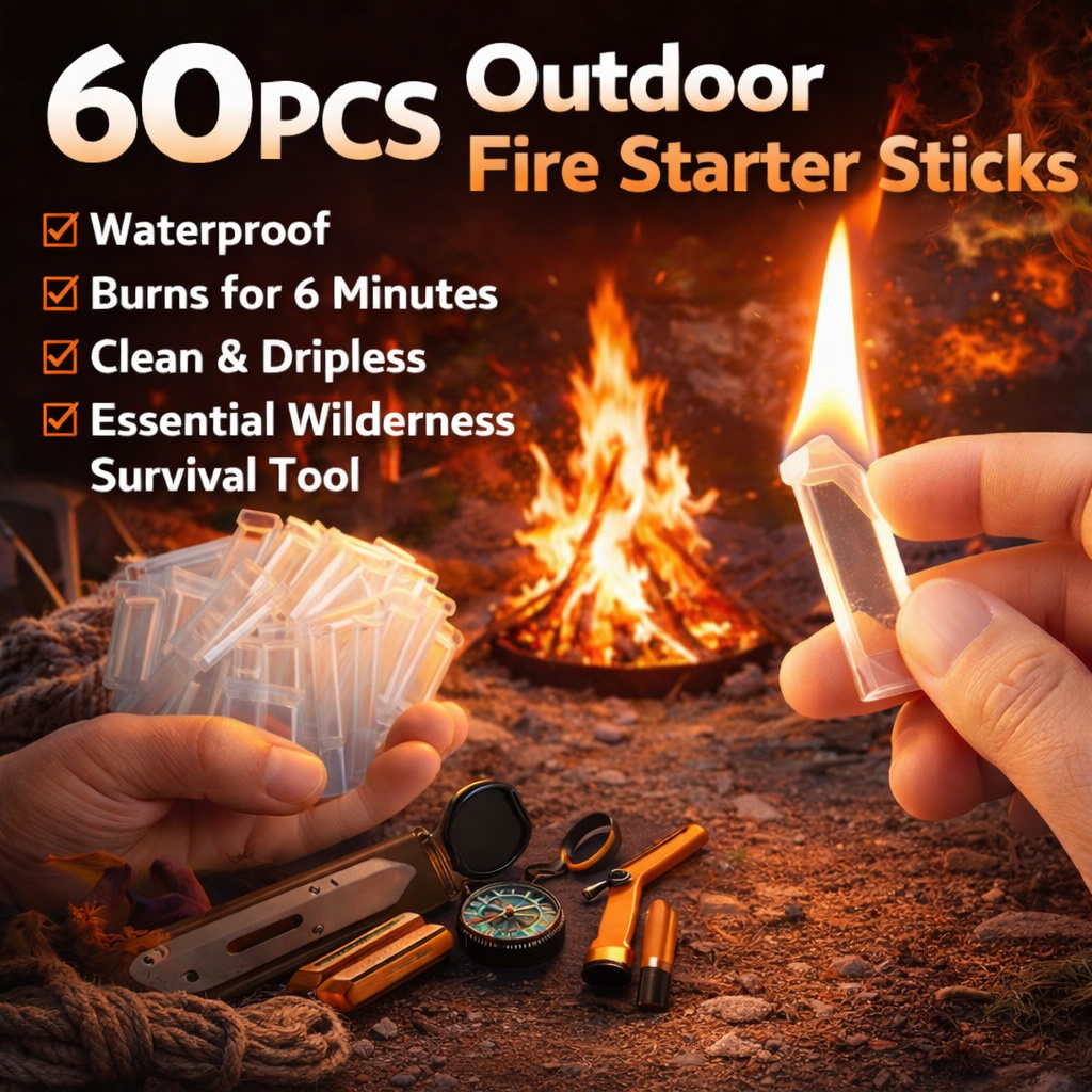 60PCS Waterproof Fire Starter  - Fire Starting Kit avis et prix