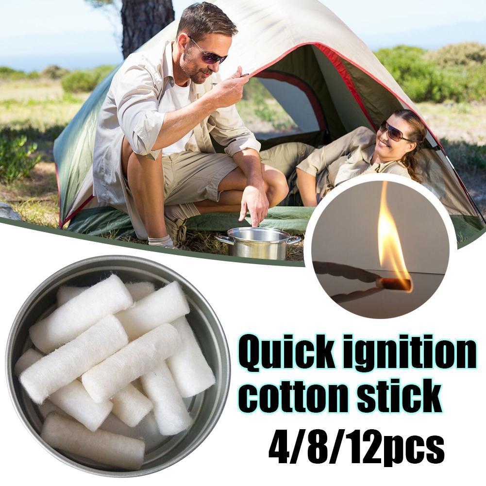 12pcs Outdoor Camping Paraffin - Fire Starting Kit avis et prix