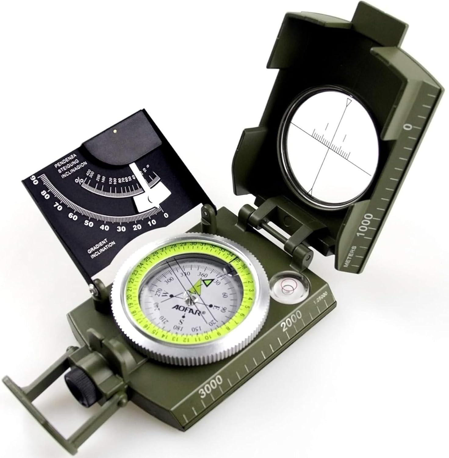 Military Compass for Hiking, L - Compass Lensatic avis et prix