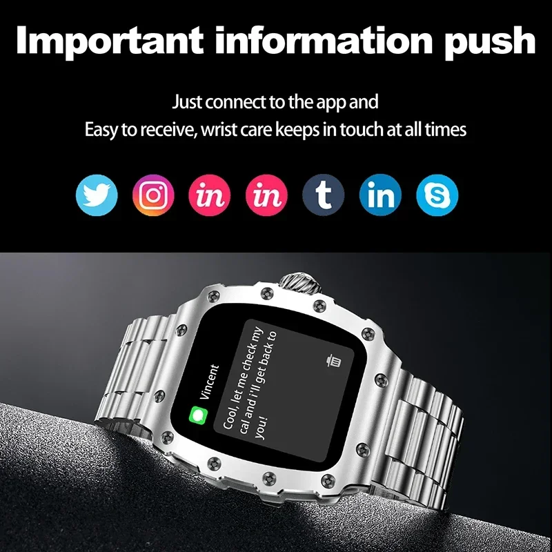 New Trend Smart Watch 1.76 inc - Compass Lensatic avis et prix