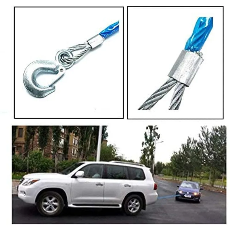 Car Towing Rope 3-7 Tons Steel - Rescue Rope Throw avis et prix