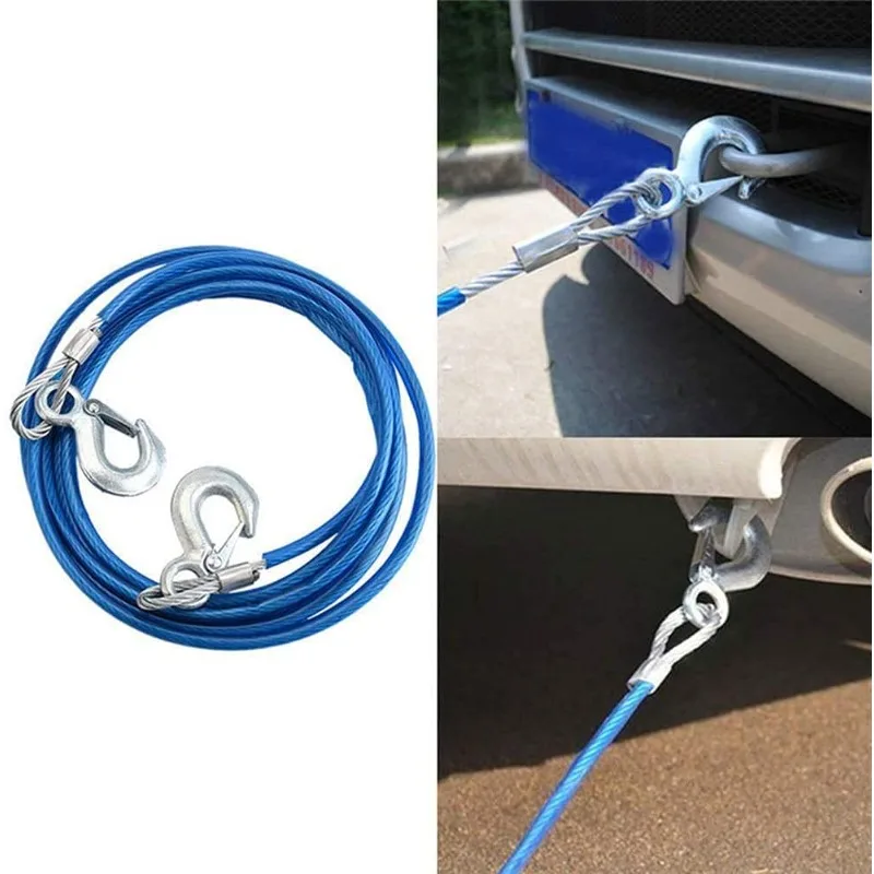 Car Towing Rope 3-7 Tons Steel - Rescue Rope Throw avis et prix