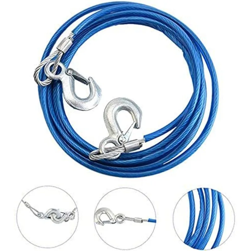 Car Towing Rope 3-7 Tons Steel - Rescue Rope Throw avis et prix