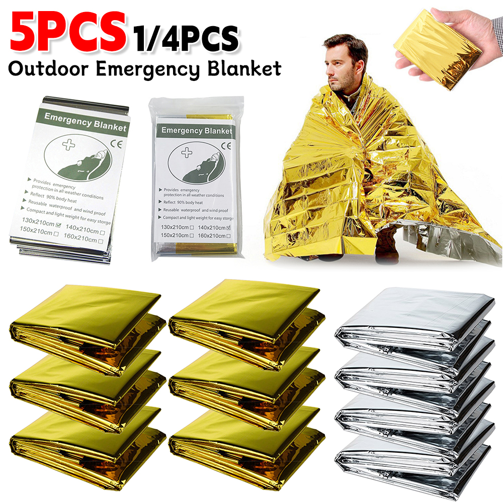 5Pcs Outdoor Emergency Blanket - Bivy Bag Emergency avis et prix
