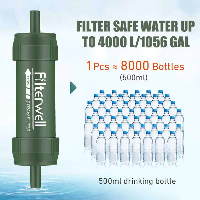Outdoor Water Filter Straw Min - Water Purification Straw avis et prix