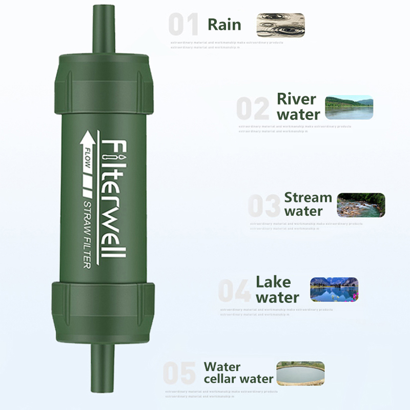 Outdoor Water Filter Straw Min - Water Purification Straw avis et prix