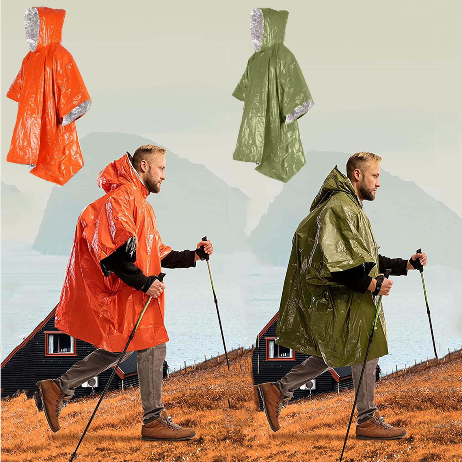 Emergency Disposable Aluminum  - Emergency Poncho Rain avis et prix