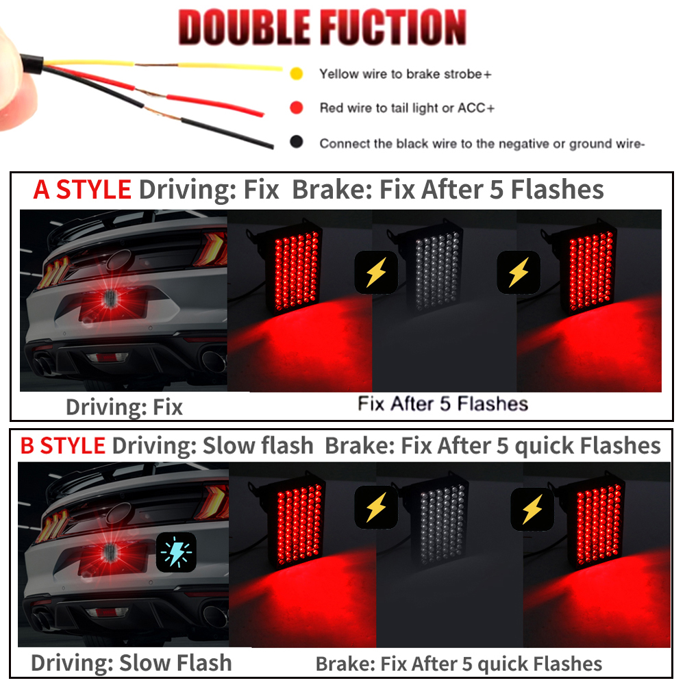 F1 Brake Light Rear Automotive - Sos Light Strobe avis et prix