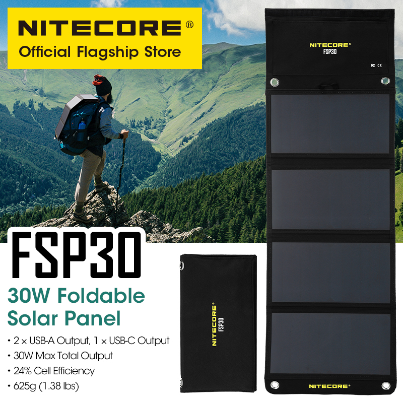 NITECORE FSP30 30W Portable So - Solar Emergency Charger avis et prix
