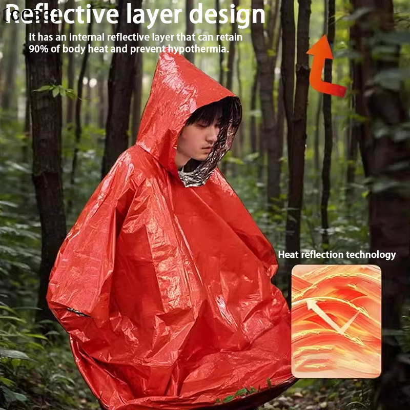 Emergency Survival Rain Hot Po - Survival Blanket Reflective avis et prix