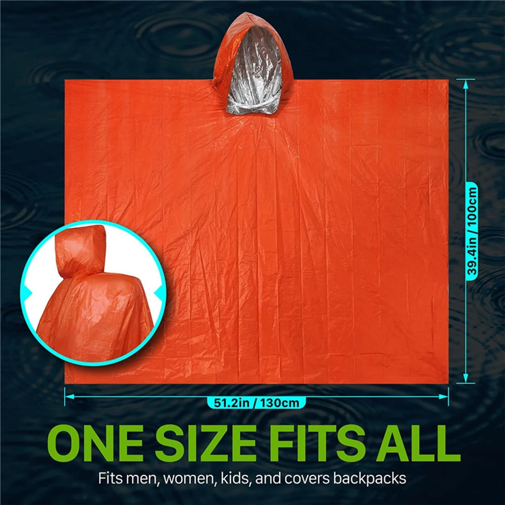 LIFE Emergency Survival Poncho - Survival Blanket Reflective avis et prix