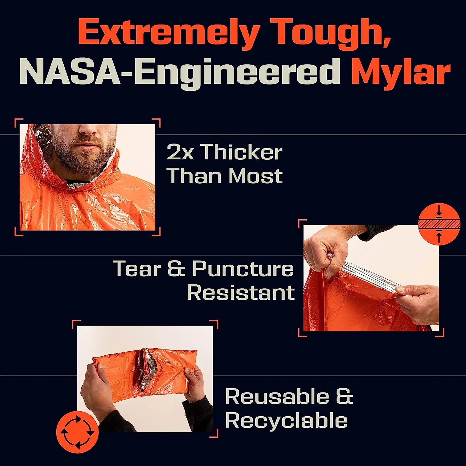 LIFE Emergency Survival Poncho - Survival Blanket Reflective avis et prix