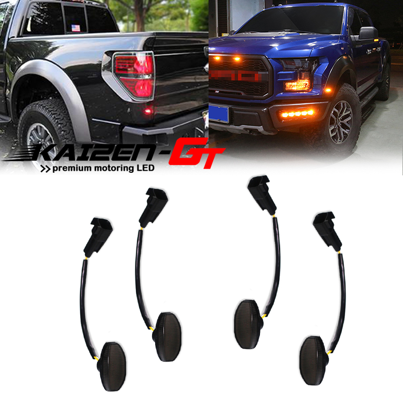 4PCS Smoked Lens Front Amber & - Signal Flare Kit avis et prix