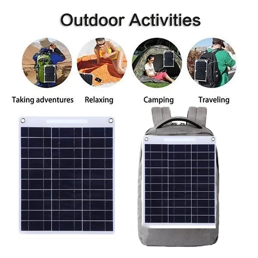 100W Waterproof Solar Panel Po - Solar Emergency Charger avis et prix