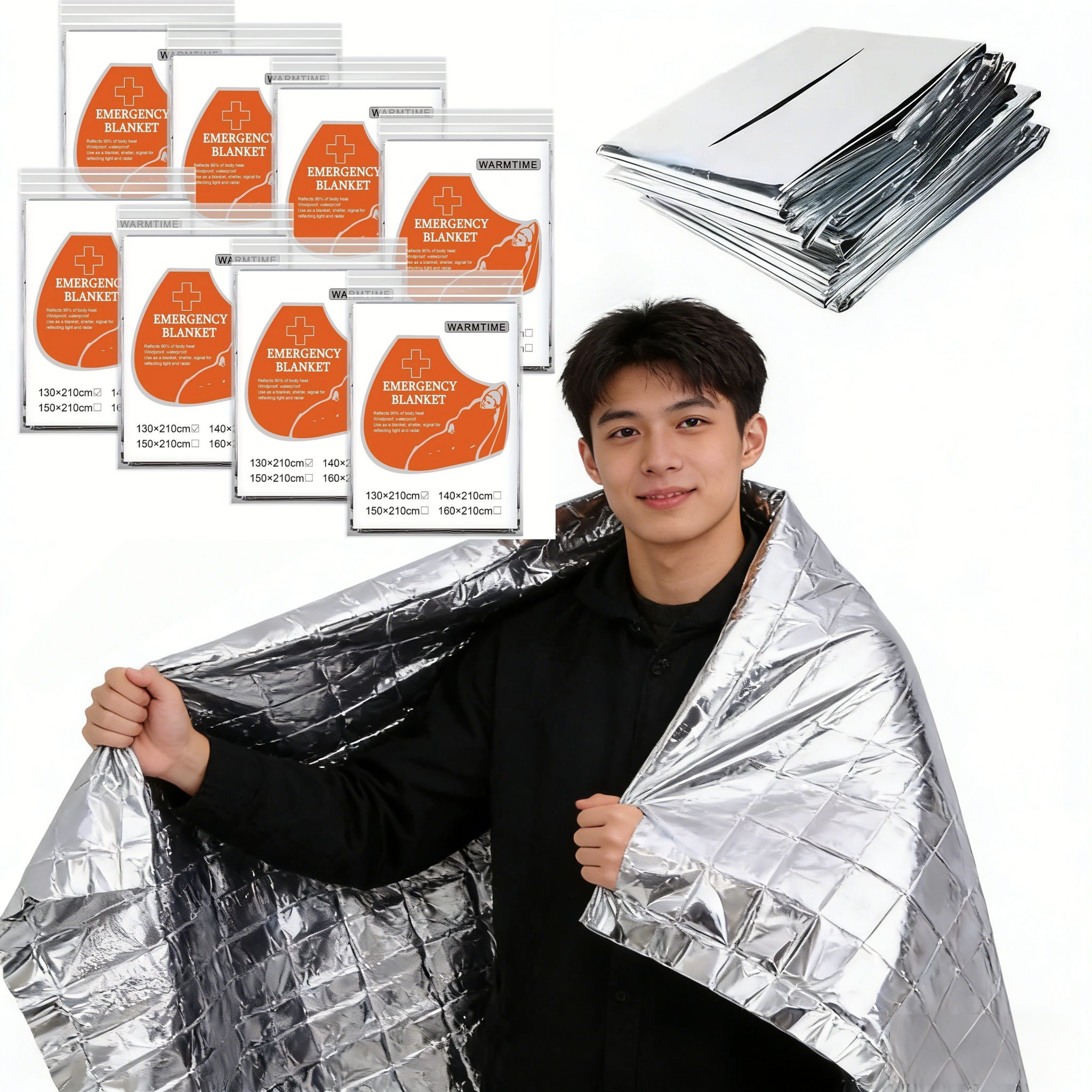 Foldable Reflective Survival B - Survival Blanket Reflective avis et prix